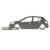 Brelok stal nierdzewna Renault Clio MK3 5d